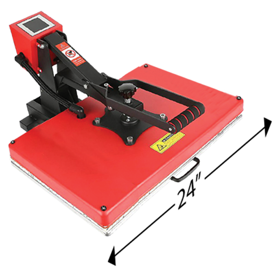 Heat Press Machine Flatbed PR-38L 16″X 24″ (A2 SIZE) Industrial – FOR HTV | DTF | SUBLIMATION